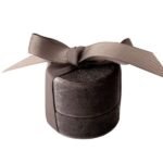 Dovanų dėžutė žiedui MEGAN (grafito spalvos)