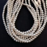 Upinių perlų ruošinys 6-6,5 mm