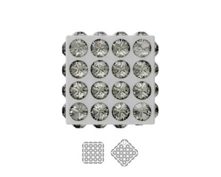 Swarovski Pave 86401 8 mm Black Diamond
